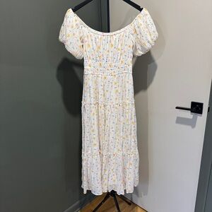 Altered State Floral Maxi Dress Medium Cottagecore Spring
